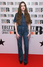 BIRDY at Brit Awards 2016 Nominations Launch in Waterloo 01/14/2016