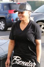 BLAC CHYNA Arrives at a Nail Salon in Los Angeles 01/28/2016