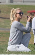 BRITNEY SPEARS and Her Brother Bryan at a Park in Los Angeles 01/23/2016