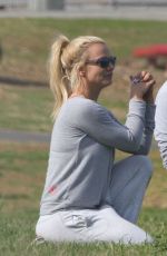 BRITNEY SPEARS and Her Brother Bryan at a Park in Los Angeles 01/23/2016