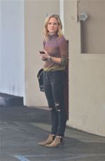 BRITTANY SNOW Waits for Her Car in Beverly Hills 01/28/2016
