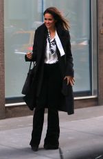 BROOKE BURKE Leaves SiriusXM Studio in New York 01/20/2016