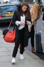BROOKE VINCENT Arrives at Euston Station in London 01/20/2016
