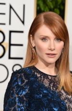 BRYCE DALLAS HOWARD at 73rd Annual Golden Globe Awards in Beverly Hills 10/01/2016