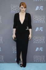 BRYCE DALLAS HOWARD at Critics’s Choice Awards 2016 in Santa Monica 01/17/2016