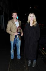 CAGGIE DUNLOP Arrives at Ivy Chelsea Garden in London 01/08/2016