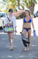 CARA DELEVINGNE in Bikini at a Beach in Barbados 01/01/2016