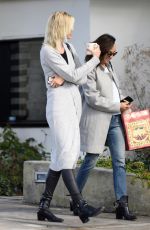 CARA SANTANA and DEVON WINDSOR Out for Coffee in Los Angeles 01/07/2016
