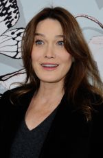 CARLA BRUNI at Schiaparelli Fashion Show in Paris 01/25/2016