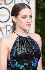 CARLY CHAIKIN at 73rd Annual Golden Globe Awards in Beverly Hills 10/01/2016