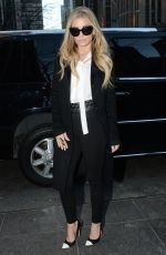 CARMEN ELECTRA Arrives at Fox & Friends in New York 01/08/2016