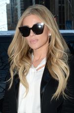 CARMEN ELECTRA Arrives at Fox & Friends in New York 01/08/2016