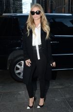 CARMEN ELECTRA Arrives at Fox & Friends in New York 01/08/2016