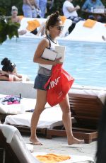 CAROLINE FLACK at a Pool in Miami 01/02/2016
