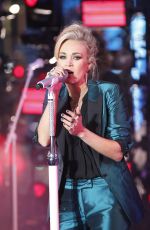 CARRIE UNDERWOOD Performs at Dick Clark’s New Year’s Rockin Eve with Ryan Seacrest 2016 in New York 12/31/2015