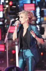 CARRIE UNDERWOOD Performs at Dick Clark’s New Year’s Rockin Eve with Ryan Seacrest 2016 in New York 12/31/2015