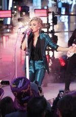 CARRIE UNDERWOOD Performs at Dick Clark’s New Year’s Rockin Eve with Ryan Seacrest 2016 in New York 12/31/2015