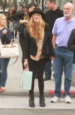 CAT DEELEY Out  and About in Beverly Hills 01/30/2016