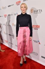 CATE BLANCHETT at BAFTA Los Angeles Awards Season Tea in Los Angeles 01/09/2016