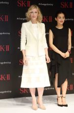 CATE BLANCHETT at sk-ii Change Destiny Campaign Launch in Tokyo 01/21/2016