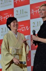 CATE BLANCHETT at Stage Greeting for Carol in Tokyo 01/22/2016