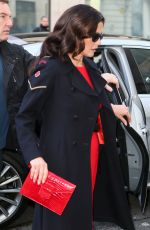 CATHERINE ZETA-JONES Arrives at BBC Radio 2 in London 01/28/2016
