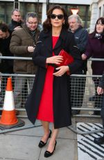 CATHERINE ZETA-JONES Arrives at BBC Radio 2 in London 01/28/2016