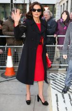CATHERINE ZETA-JONES Arrives at BBC Radio 2 in London 01/28/2016