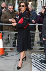 CATHERINE ZETA-JONES Arrives at BBC Radio 2 in London 01/28/2016