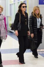 CATHERINE ZETA JONES at JFK Airport in Los Angeles 01/29/2016