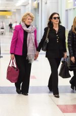 CATHERINE ZETA JONES at JFK Airport in Los Angeles 01/29/2016