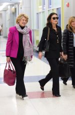 CATHERINE ZETA JONES at JFK Airport in Los Angeles 01/29/2016