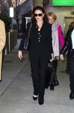 CATHERINE ZETA JONES at JFK Airport in Los Angeles 01/29/2016