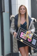 CHARLOTTE CROSBY Promotes Her Fitness DVD in London 01/04/2016