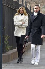 CHARLOTTE MCKINNEY on the Set of a Photoshoot in New York 01/14/2016