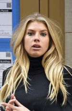 CHARLOTTE MCKINNEY on the Set of a Photoshoot in New York 01/14/2016