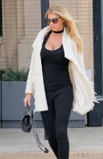 CHARLOTTE MCKINNEY Out and About in Beverly Hills 01/27/2016