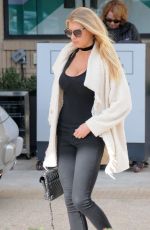 CHARLOTTE MCKINNEY Out and About in Beverly Hills 01/27/2016