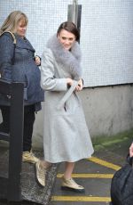 CHARLOTTE RITCHIE Leaves ITV Studios in London 01/14/2016