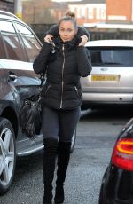 CHLOE GOOFMAN Arrives at Zest Hair Salon in Liverpool 01/09/2015