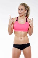 CHLOE MADELEY on the Set of a Workout Photoshoot