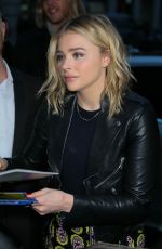 CHLOE MORETZ Arrives at BBC Radio One Studios in London 01/21/2016