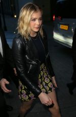 CHLOE MORETZ Arrives at BBC Radio One Studios in London 01/21/2016