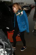 CHLOE MORETZ Arrives at LAX AIrport in Los Angeles 01/06/2016