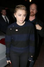 CHLOE MORETZ Arrives in London from Paris 01/20/2016
