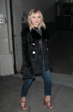 CHLOE MORETZ at AOL Build Studios in New York 01/05/2016