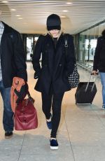CHLOE MORETZ at Heathrow Airport in London 01/22/2016