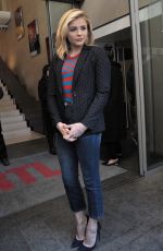 CHLOE MORETZ at RTL Radio Station in Paris 01/20/2016