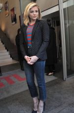 CHLOE MORETZ at RTL Radio Station in Paris 01/20/2016