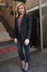 CHLOE MORETZ at RTL Radio Station in Paris 01/20/2016